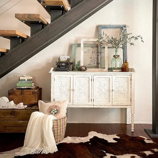 Distressed Farmhouse Dresser