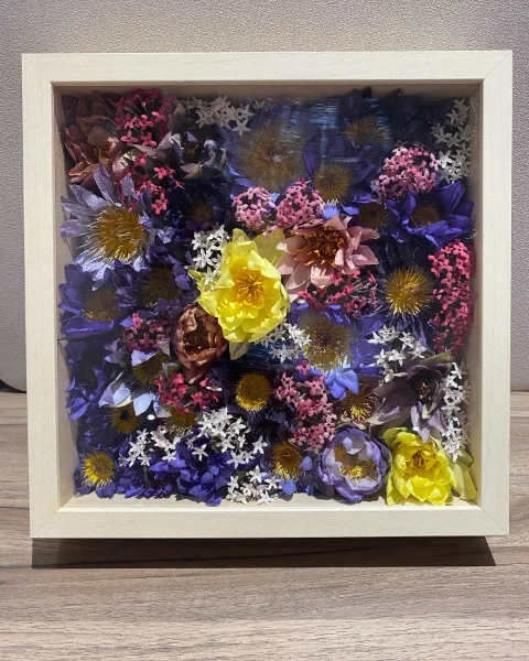 Dried Flower Shadow Box