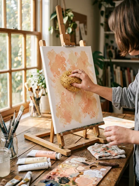 Easy Sponge Painting