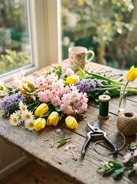 Essential Materials You Need to Make a Spring Flower Garland Essential Materials You Need to Make a Spring Flower Garland