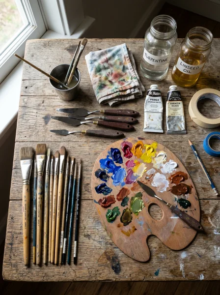 Essential Painting Supplies Beyond Acrylic Paints