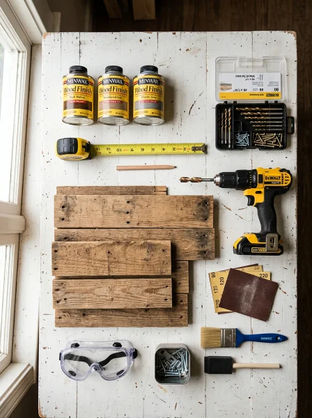 Gathering Your Materials: What You Need to Make Wood Pallet Wall Art