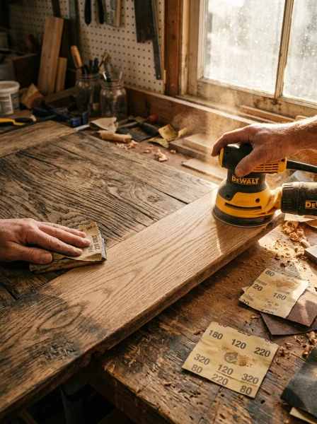 Hand Sanding vs. Power Sanding: Which Grits Work Best