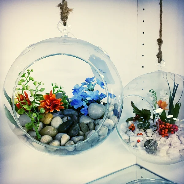 Hanging Glass Orbs