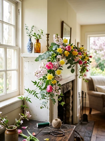 How to Make a Spring Flower Garland: Step-by-Step Instructions How to Make a Spring Flower Garland: Step-by-Step Instructions