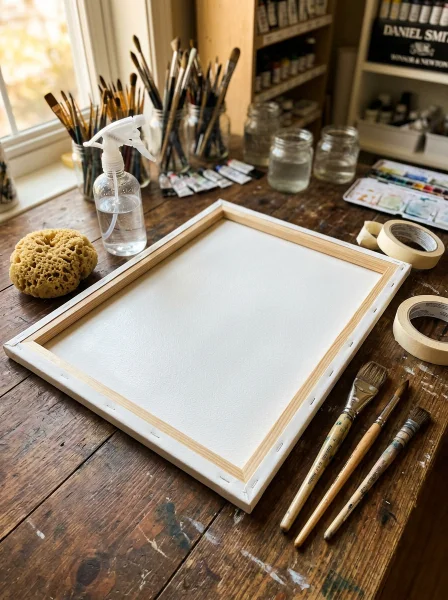 How to Prepare Your Canvas for Watercolor Painting