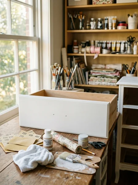 How to Prepare Your Dresser Drawer for Decoupage Success