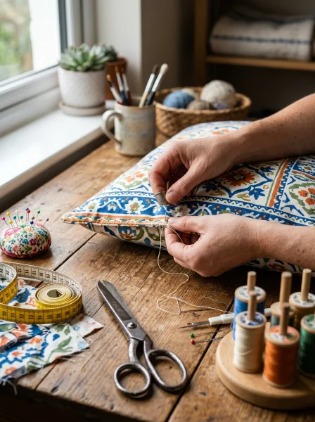 How to Sew a Cushion Cover for Any Size Pillow Step by Step