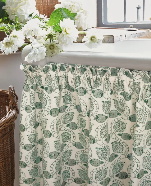 Leaf Print Linen Napkins Leaf Print Linen Napkins