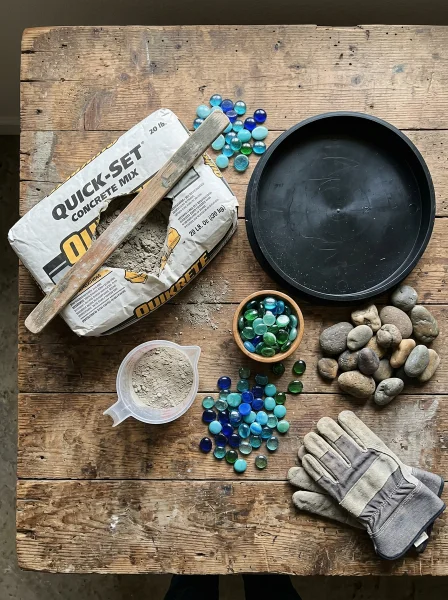 Materials You'll Need to Make a Concrete Garden Stepping Stone Materials You'll Need to Make a Concrete Garden Stepping Stone