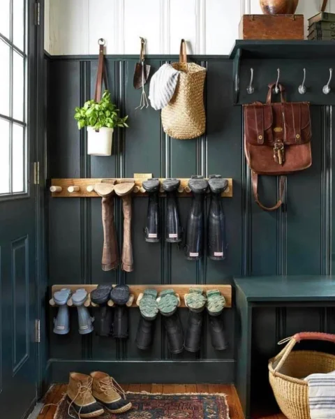 Mudroom Boot Organization Mudroom Boot Organization