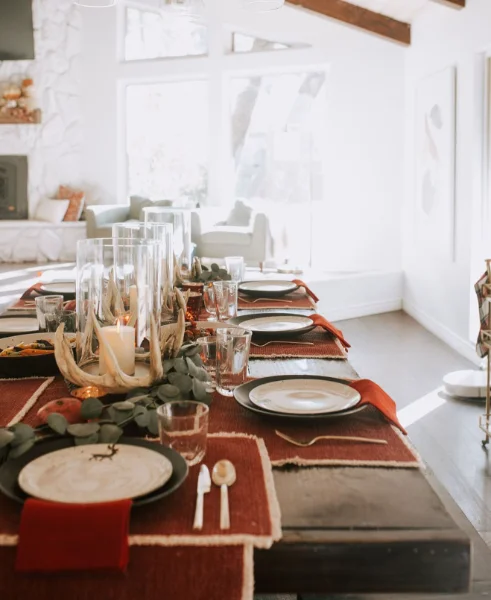 Natural Table Runner
