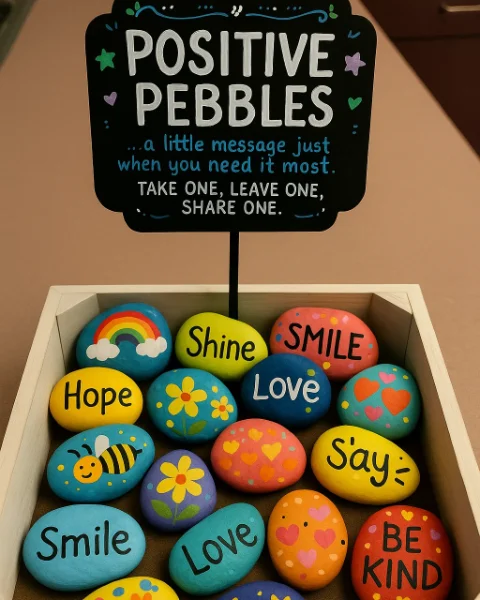 Painted Rock Garden Markers