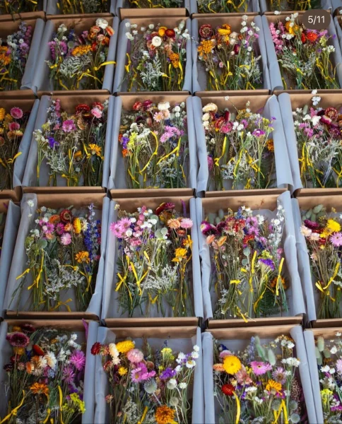 Pressed Flower Mandala