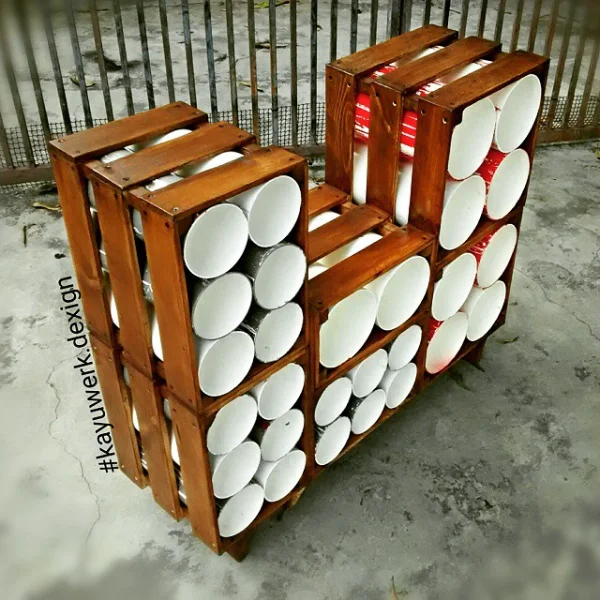 PVC Pipe Shoe Rack