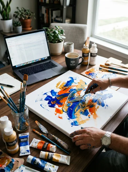 Quick Abstract Art Projects for Busy Schedules