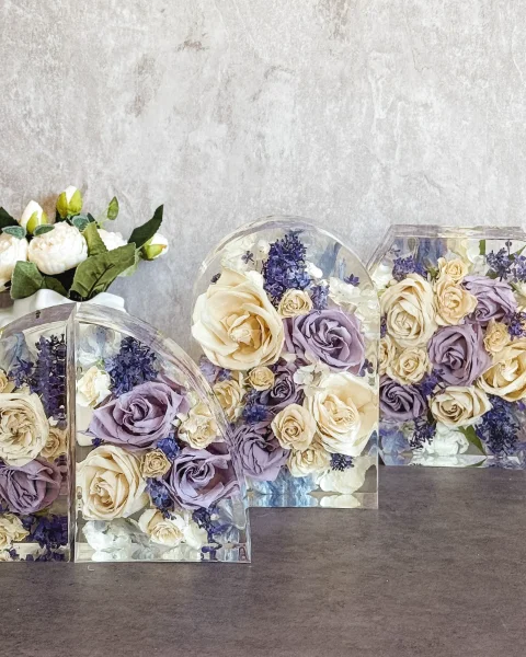 Resin-Encased Botanical Art