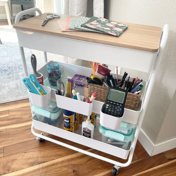 Rolling Cart Organization
