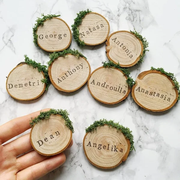 Rustic Wood Slice Gallery
