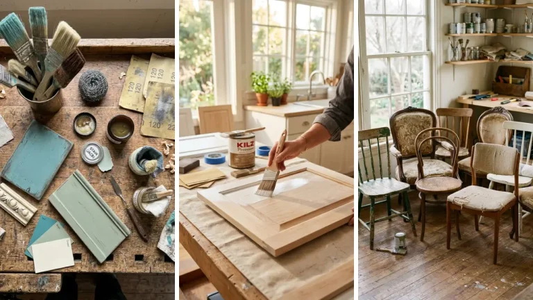 How to Sand and Repaint Thrift Store Chair | DIY Guide
