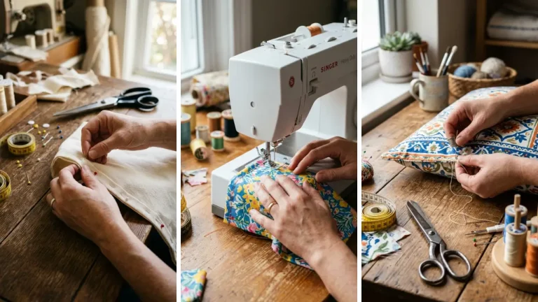 How to Sew a Cushion Cover for Any Size Pillow (Easy Method)