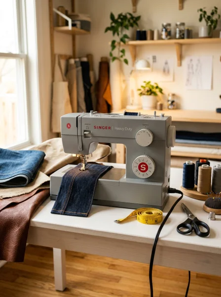 2. Singer Heavy Duty 4452 — Best for Thick Fabrics