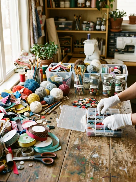 Step 1: The Great Craft Supply Purge