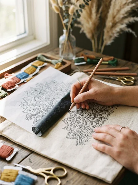 Step 2: Transfer Your Boho Design