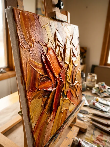 Textured Palette Knife Art