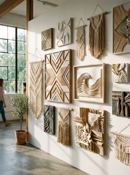 Textured Wall Art and 3D Decor Explosion
