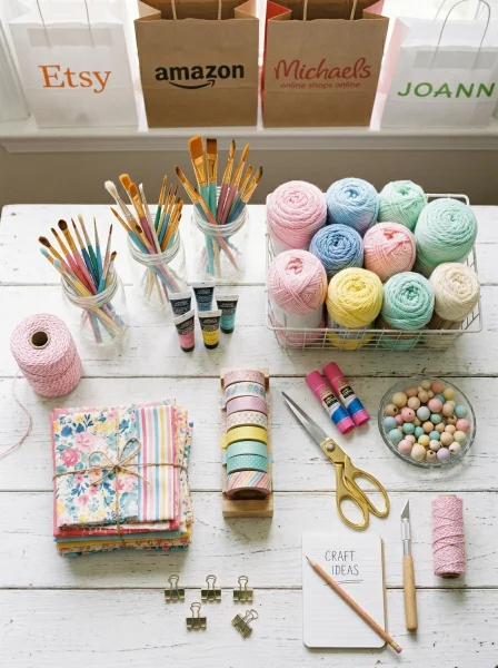 Top Online Stores Where to Buy Cheap Craft Supplies