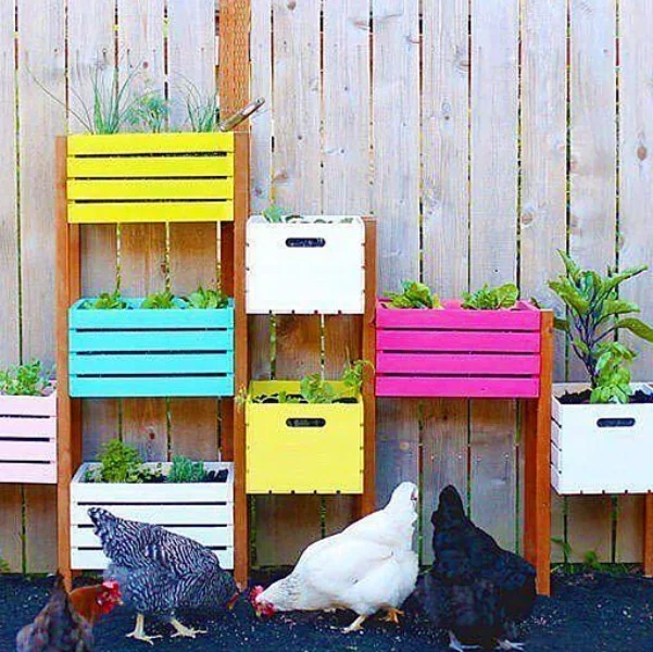 Vertical Garden Storage Walls