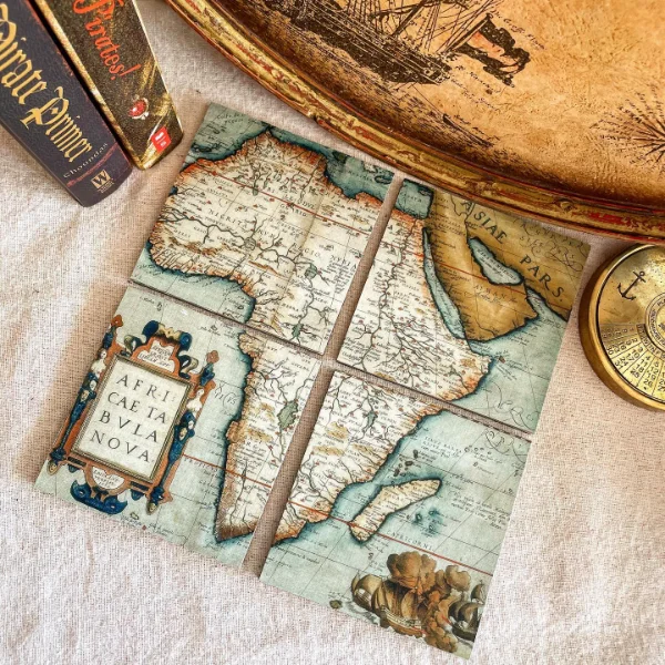 Vintage Map Coasters