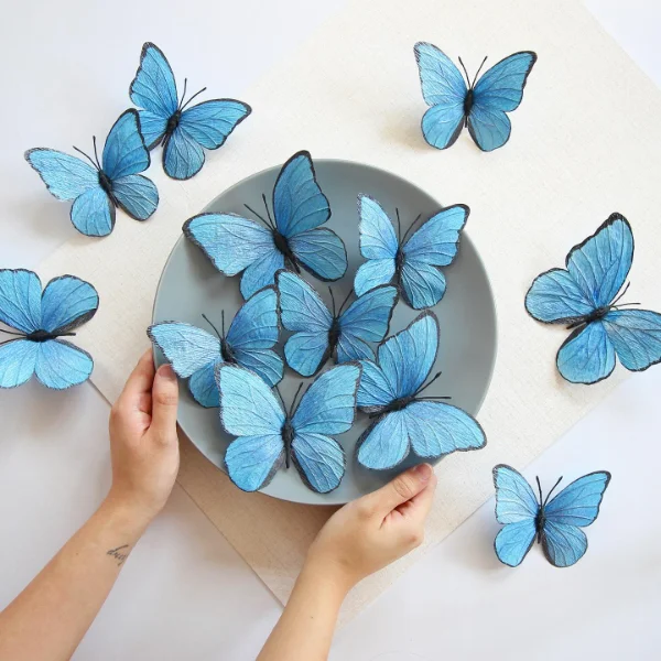 Whimsical Paper Butterfly Mobile