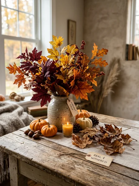 Why Choose Faux Fall Foliage Over Real Leaves?