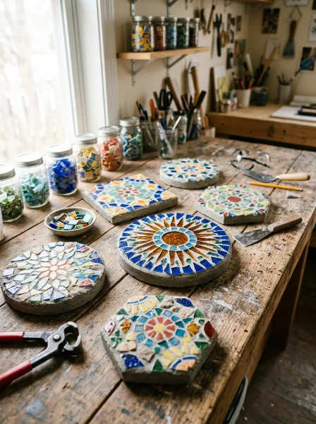 Why Mosaic Concrete Stepping Stones Are Worth Making Why Mosaic Concrete Stepping Stones Are Worth Making