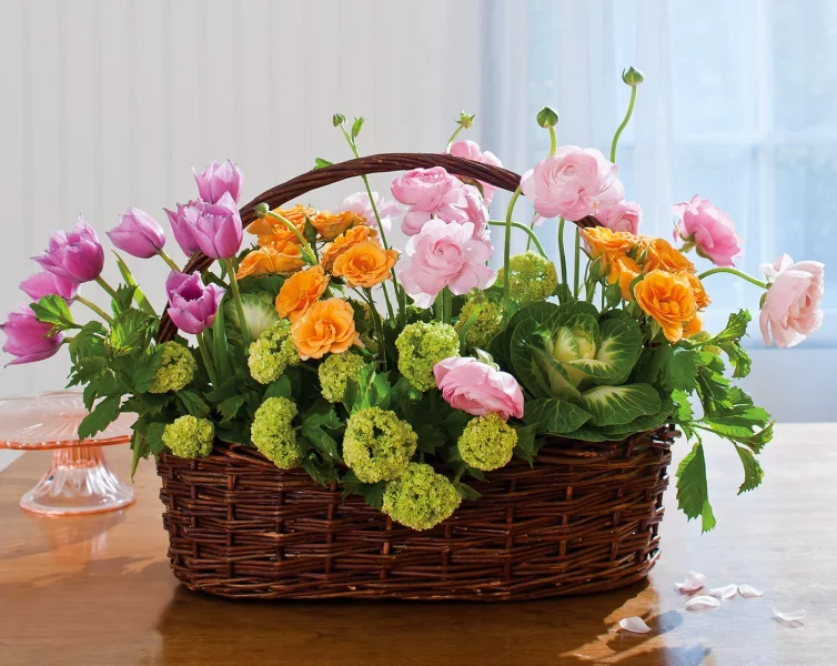 Woven Basket Centerpiece