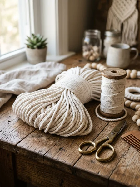 2. 3-Ply Twisted Cotton Cord