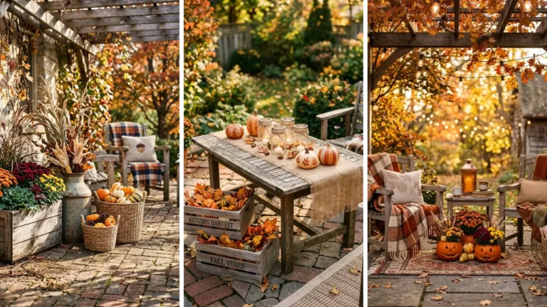 Cozy DIY Outdoor Fall Decor to Extend Your Patio Season All the Way Through November