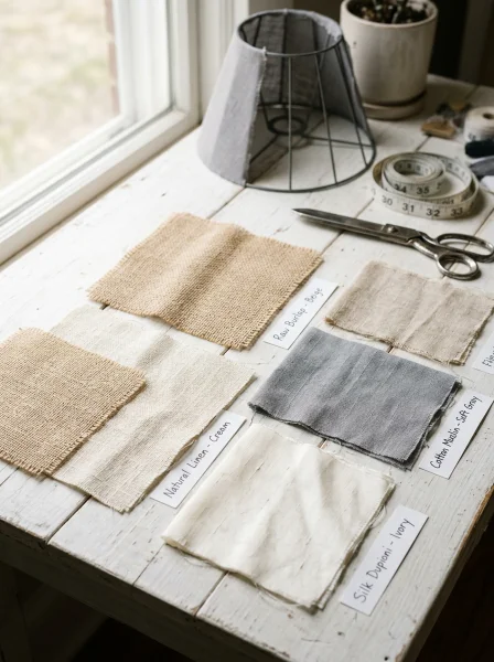Choosing the Right Fabric for Your Lampshade Choosing the Right Fabric for Your Lampshade