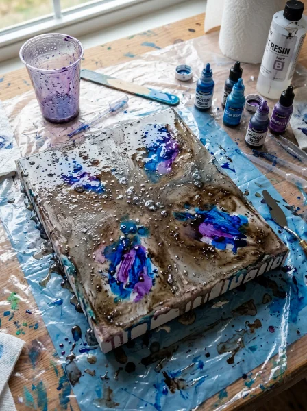 Common Mistakes to Avoid With Resin Alcohol Ink Pours