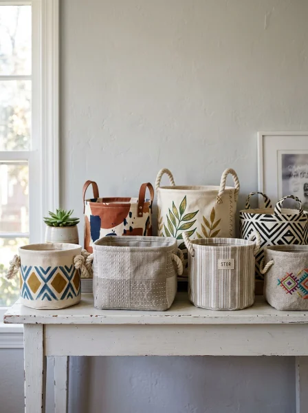 Creative Variations to Personalize Your Fabric Basket Creative Variations to Personalize Your Fabric Basket
