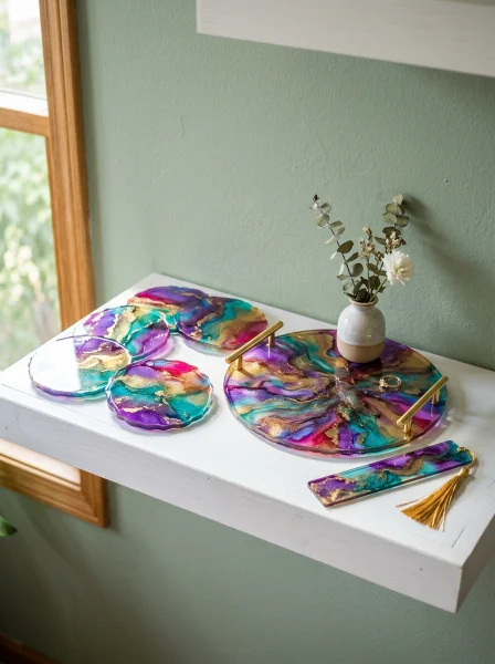 Creative Ways to Use Your Alcohol Ink Resin Art