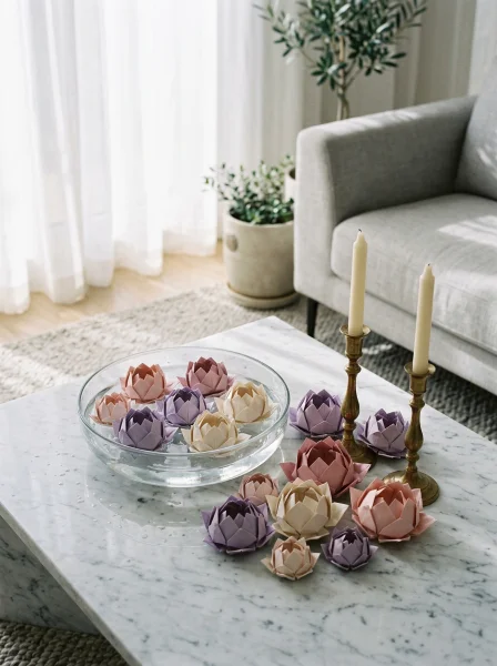 Creative Ways to Use Your Origami Lotus for Home Decor Creative Ways to Use Your Origami Lotus for Home Decor