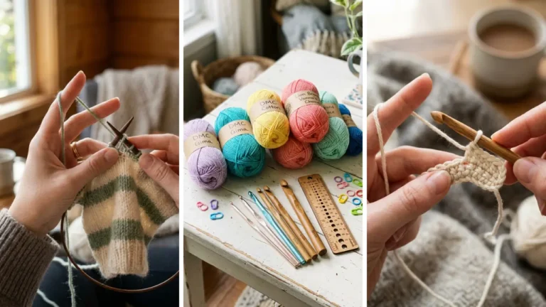 Crochet for Beginners: How to Hold the Hook and Start Your First Row