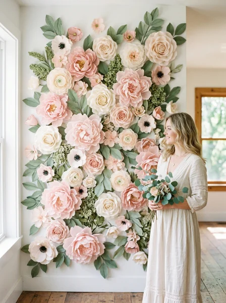Design Tips to Elevate Your Giant Paper Flower Wall