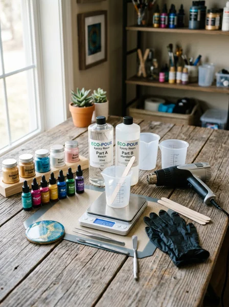 Essential Tools and Materials for Your First Resin Pour