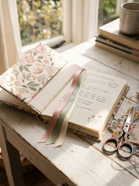 4. Fabric-Covered Notebook or Journal 4. Fabric-Covered Notebook or Journal