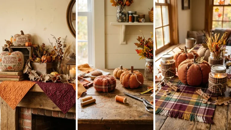 Cozy Fall Fabric Crafts to Make Your Home Feel Like Autumn All Season Long