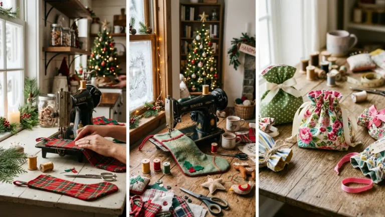 Handmade Christmas Fabric Gifts and Decor to Sew Before the Holidays